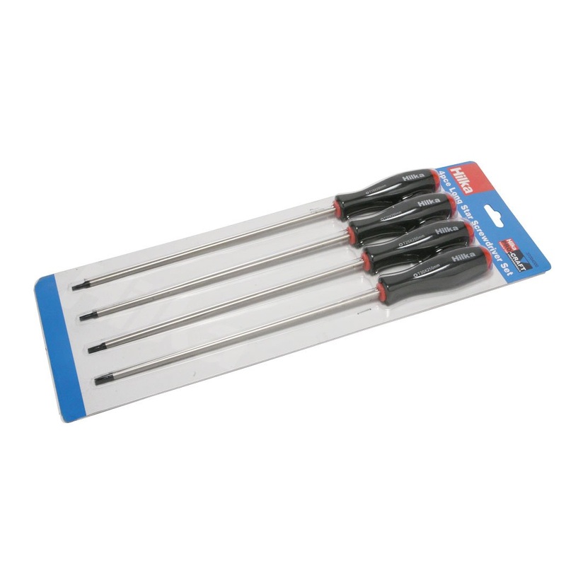 Compare hilka 37204000 long star screwdriver set, piece size 4 products from over 25,000 stores