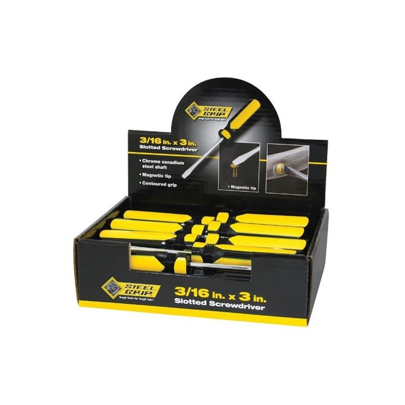 Compare protectionpro slotted screwdriver counter top display x 3 in. size 0.187 products from over 25,000 stores