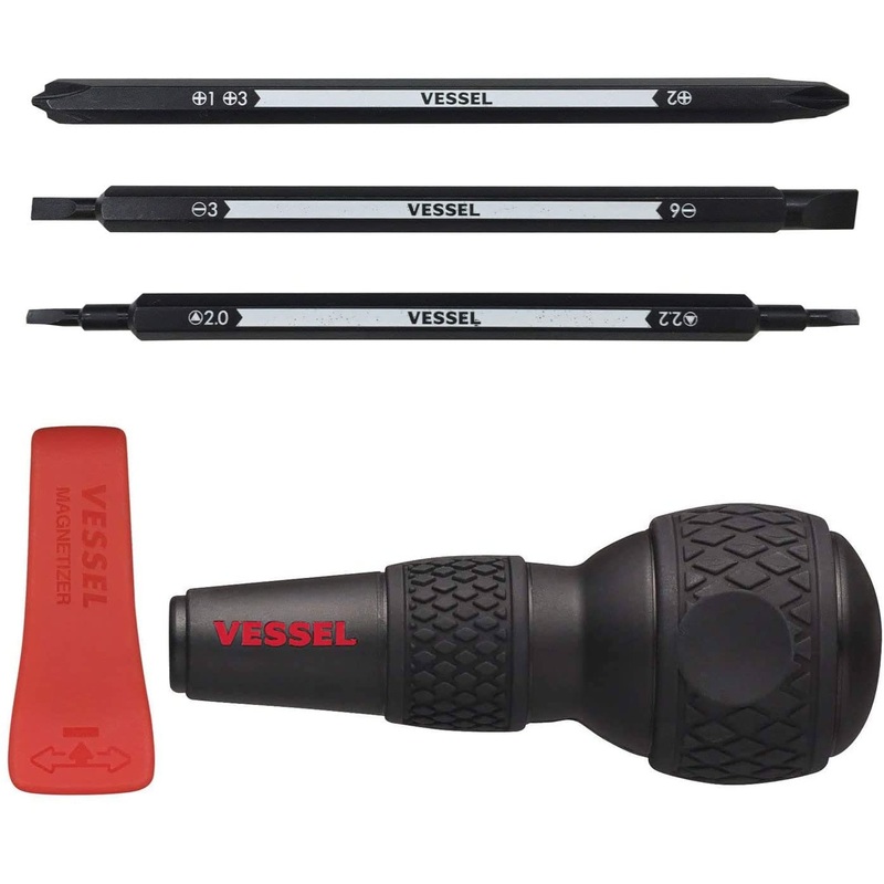 Compare vessel black ball grip screwdriver (for home use/black) [no.220w-bc3c] (interchangeable) (japan import) products from over 25,000 stores
