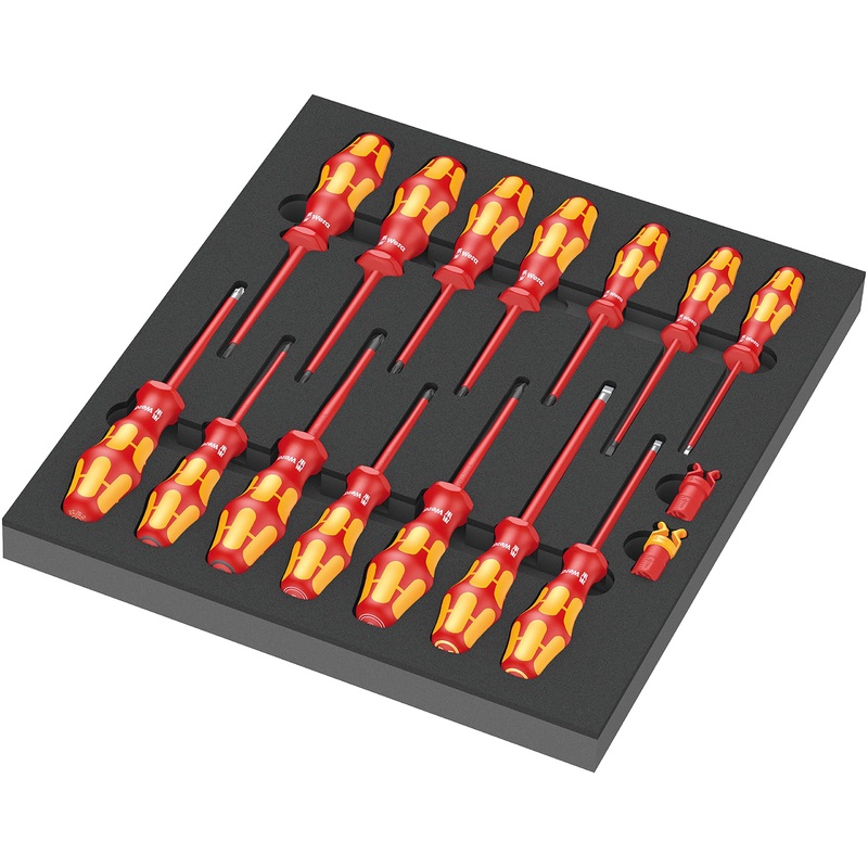 Compare wera 9711 piece vde screwdriver set in foam insert tray size 16 products from over 25,000 stores