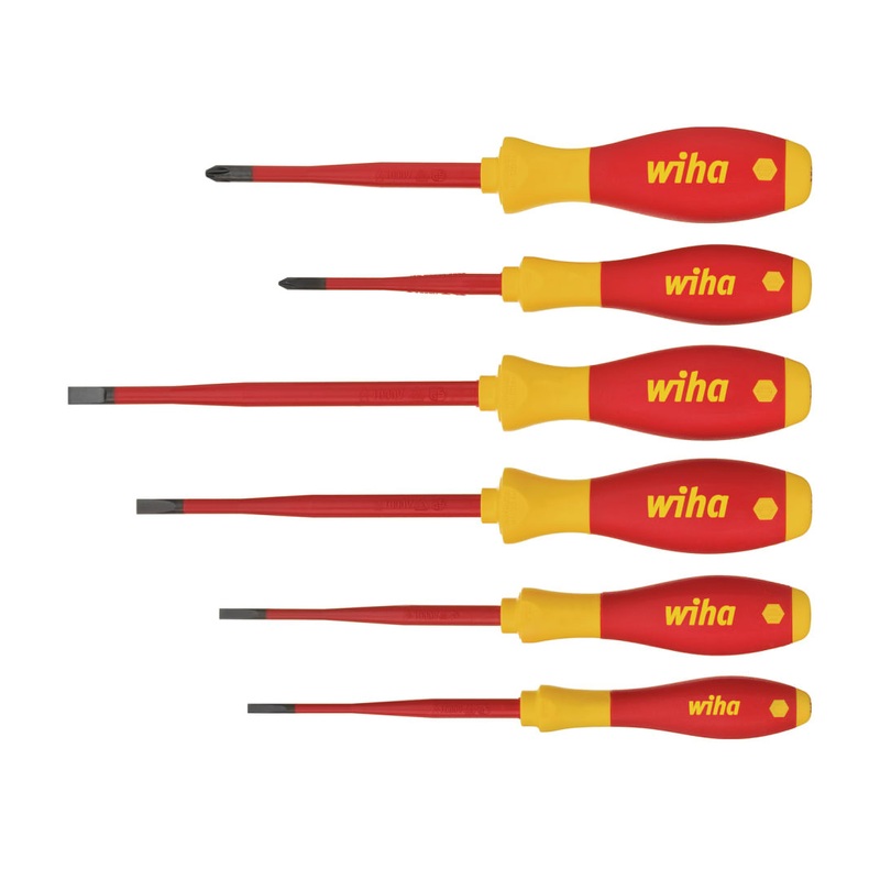 Compare wiha softfinish electrician’s screwdriver set six piece hand tools slimfix 35389 size 6 products from over 25,000 stores