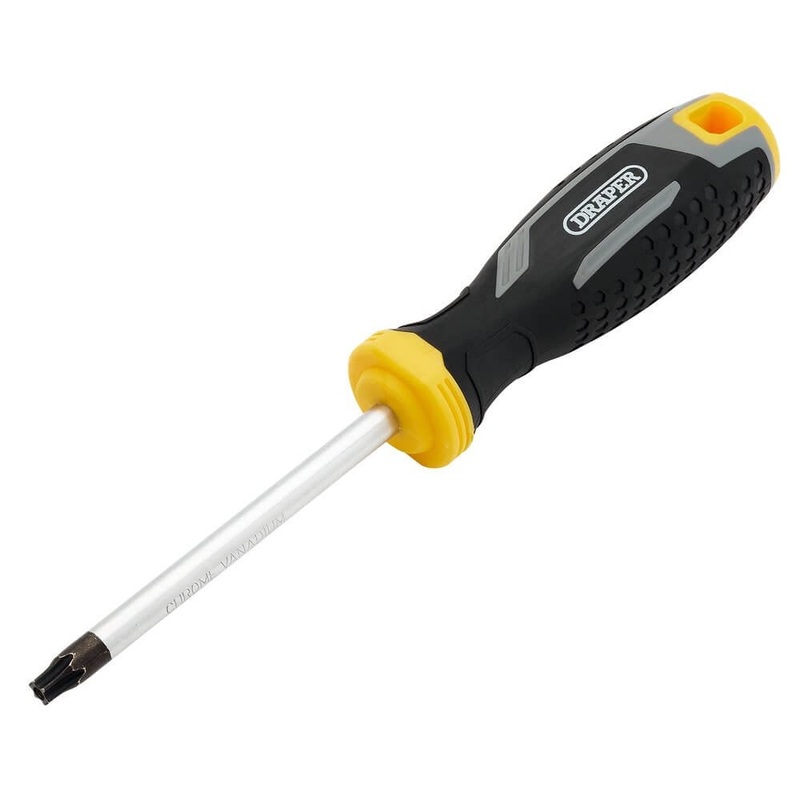 Compare draper black tx-star tamperproof soft grip screwdriver t40h x 100mm pk 13426 size 1 products from over 25,000 stores