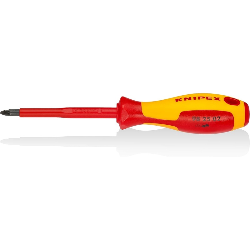 Compare knipex screwdriver for cross recessed screws pozidriv burnished, insulating multi-component handle, vde-tested 212 mm 98 25 02 products from over 25,000 stores
