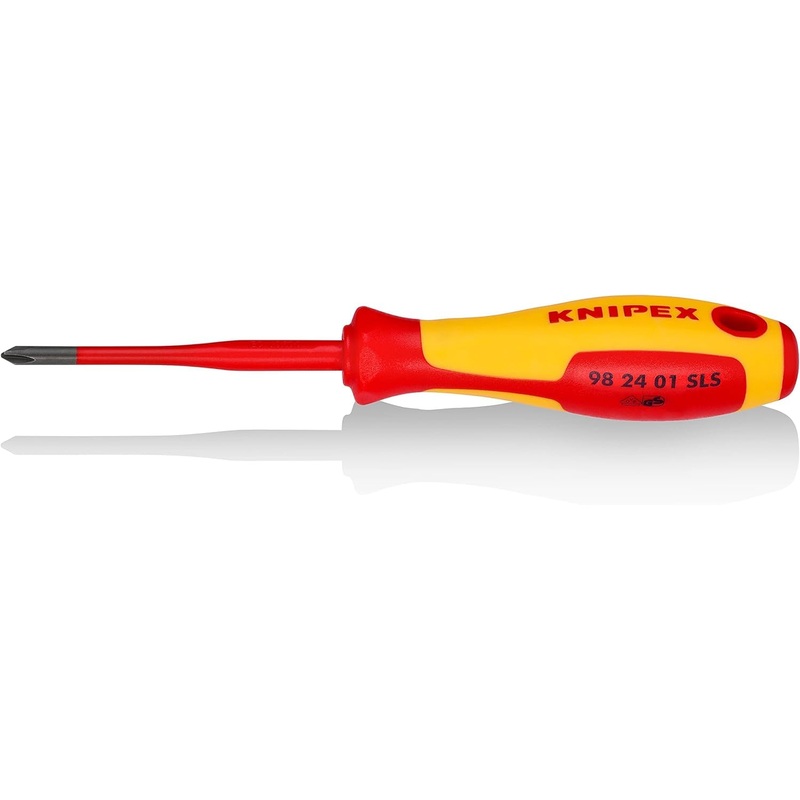 Compare knipex (slim) plusminus screwdriver phillips burnished, insulating multi-component handle, vde-tested 187 mm 98 24 01 sls products from over 25,000 stores