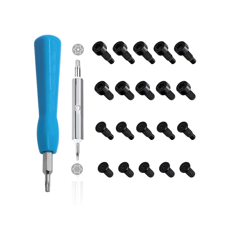 Compare kopinma blue replacement doorbell screwdriver t6 t15 & + 20pcs screwsg security screw set products from over 25,000 stores