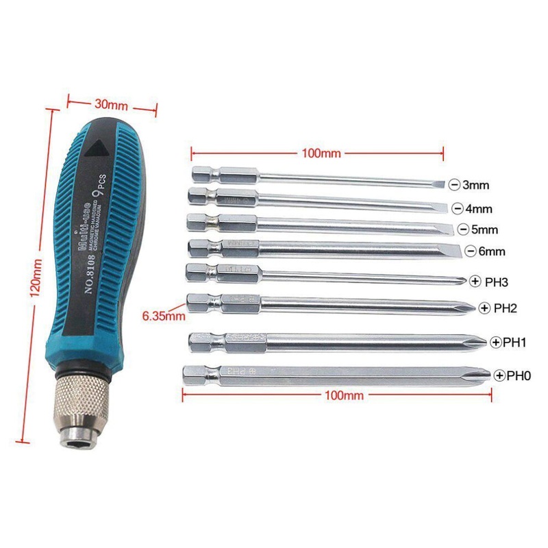 Compare new ketotek 9 in 1 mini screwdriver set magnetizer screwdriver phillips / slotted screwdrivers repair tools 9in products from over 25,000 stores