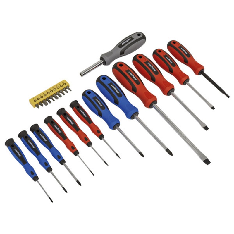 Compare siegen s0598 soft grip screwdriver & bit set 23pc products from over 25,000 stores
