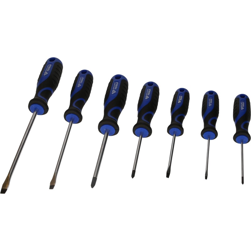 Compare brilliant tools screwdriver set, chrome vanadium steel, handle blue black, 7-tlg products from over 25,000 stores