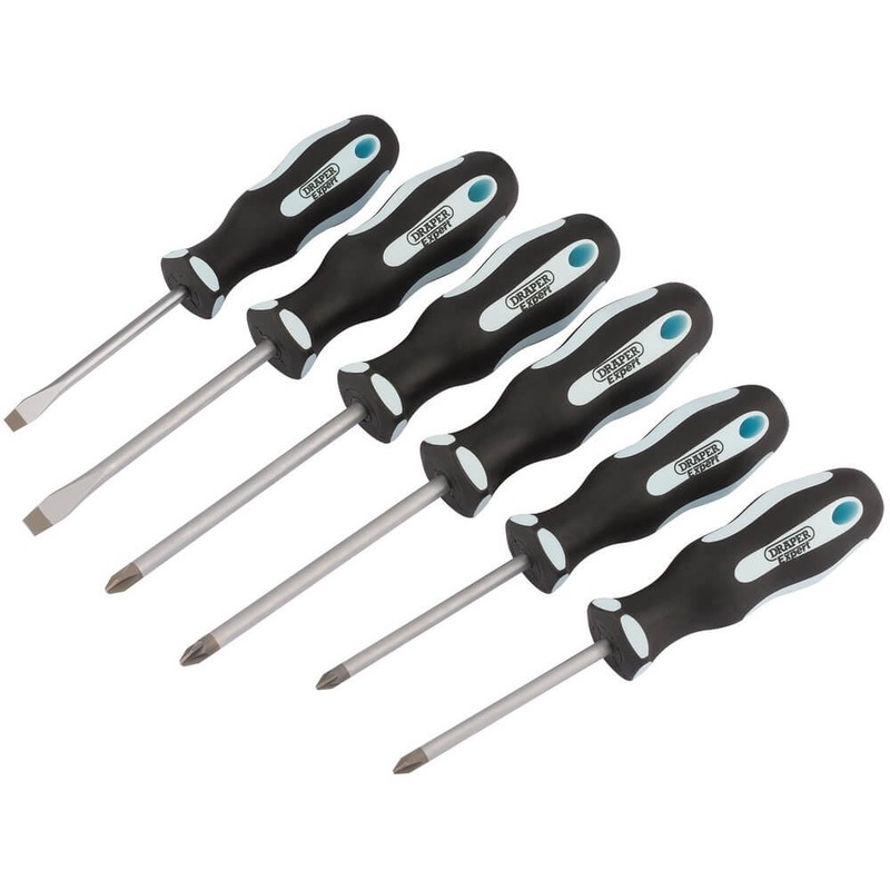 Compare draper expert soft grip screwdriver set (6 piece) size 6 products from over 25,000 stores