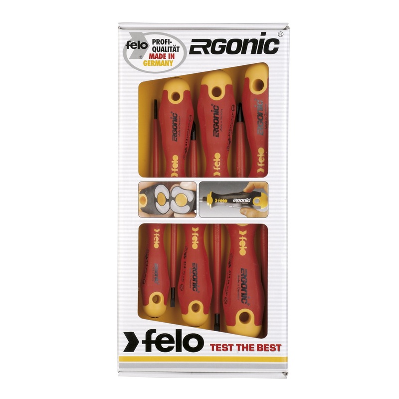 Compare felo 07157 53169 ergonic insulated slotted & phillips screwdrivers, set of 6 products from over 25,000 stores