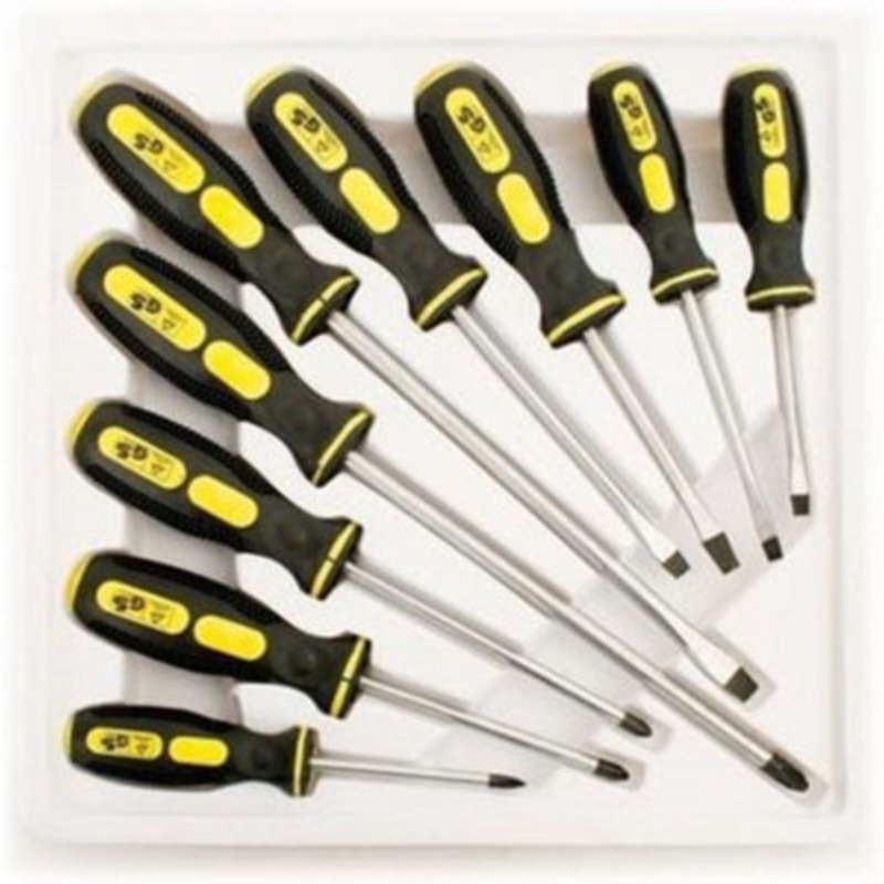 Compare marksman 9pcs rayyan linen’s screwdriver set tool soft grip handles magnetic tips kit products from over 25,000 stores