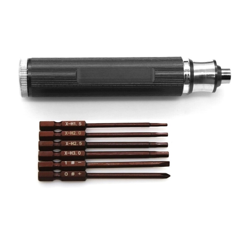 Compare tlily light 6 in 1 hexagon screwdriver h1.5 2.0 2.5 3.0mm hex slotted screwdriver tool kit for rc model car boat aircraft,1 6in products from over 25,000 stores