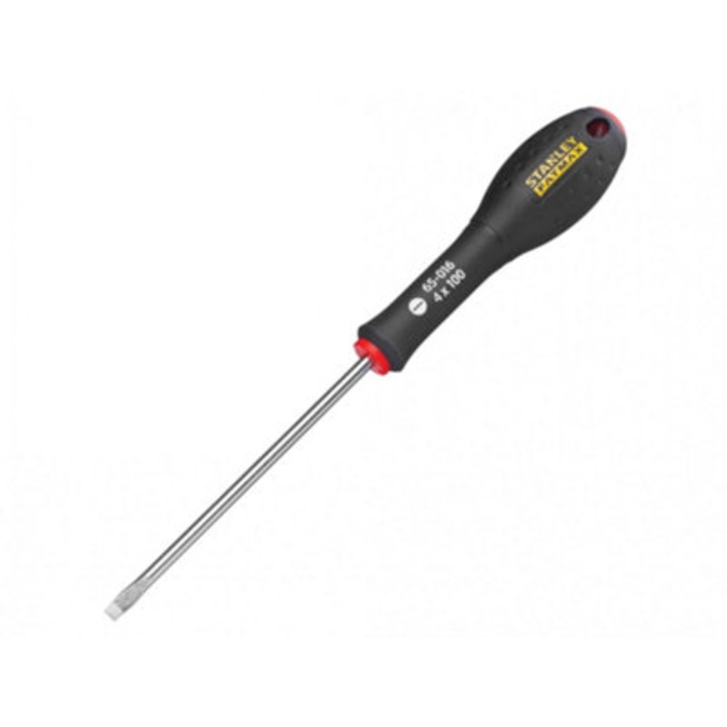 Compare b&q stanley hand tools fatmax screwdriver, flared slotted multi colour (4.0mm x 100mm) products from over 25,000 stores