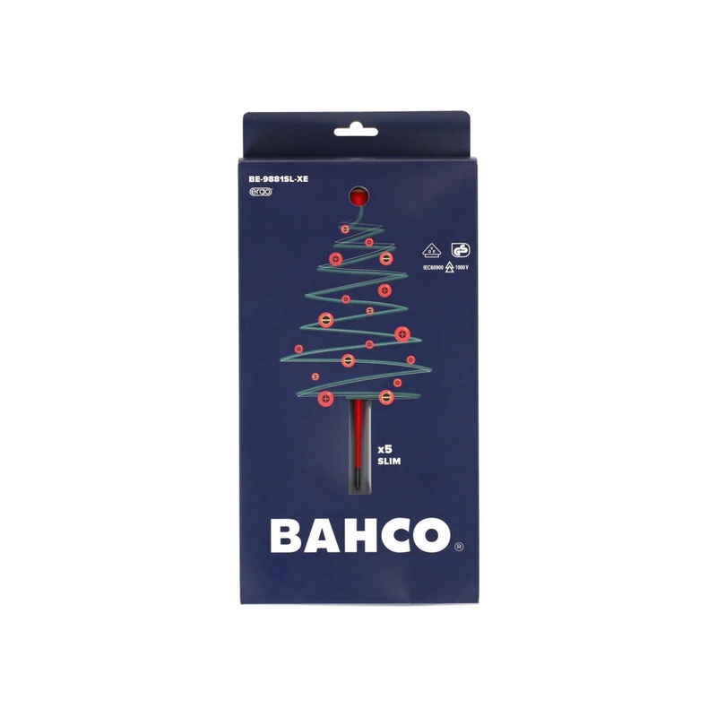 Compare bahco xmas be-9881sl ergo slim vde insulated screwdriver set, 5 piece multi colour (one size) black products from over 25,000 stores