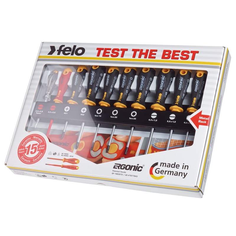 Compare felo screwdriver set xl ergonic mechanic pz vde 10 pieces products from over 25,000 stores