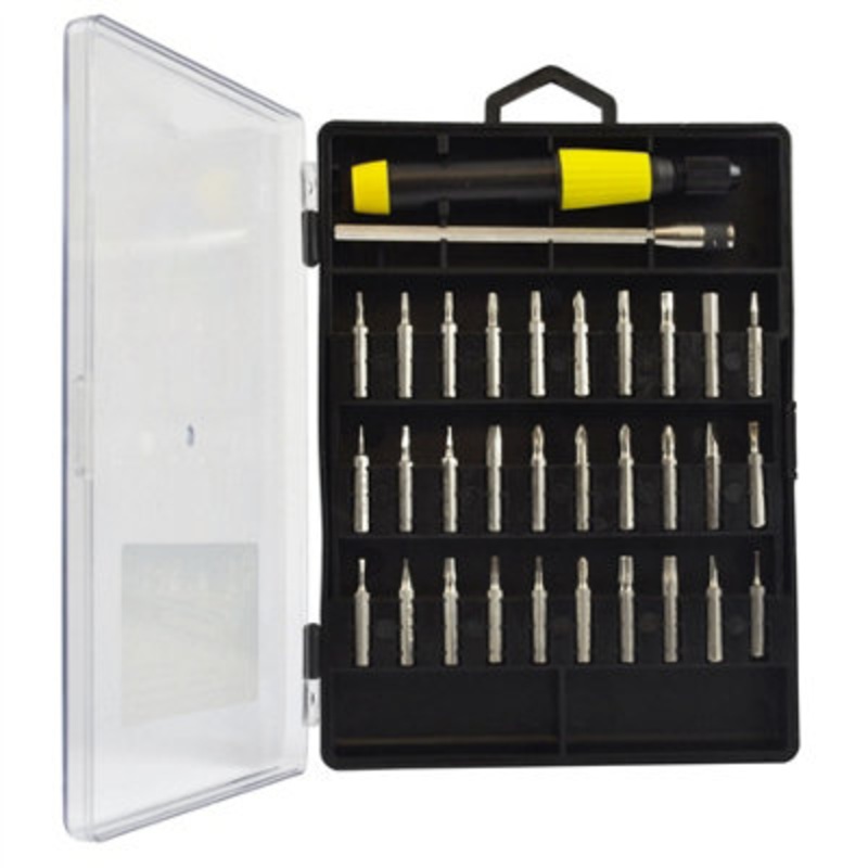Compare ab tools precision screwdriver bit set 32pce with easy grip handle & extension sil287 size 32 products from over 25,000 stores