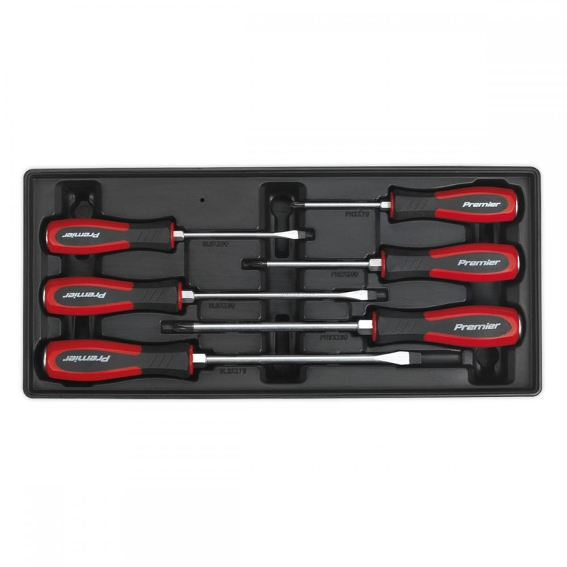 Compare b&q sealey tool tray with hammer-thru screwdriver set 6pc tbt29 size 6 products from over 25,000 stores