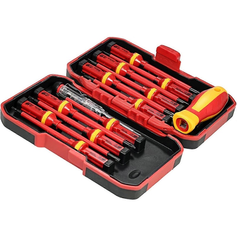 Compare fitville (as show, one ) electrician screwdriver kit 13pcs 1000v insulated screwdrivers set with repair tools electrician repair tools size 13 products from over 25,000 stores