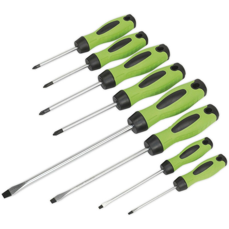 Compare loops green pack – hi-vis screwdriver set – slotted phillips pozi premium drivers size 8 products from over 25,000 stores