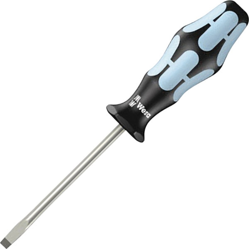 Compare wera kraftform stainless steel flared slotted tip screwdriver 10mm 200mm size 1.6 products from over 25,000 stores