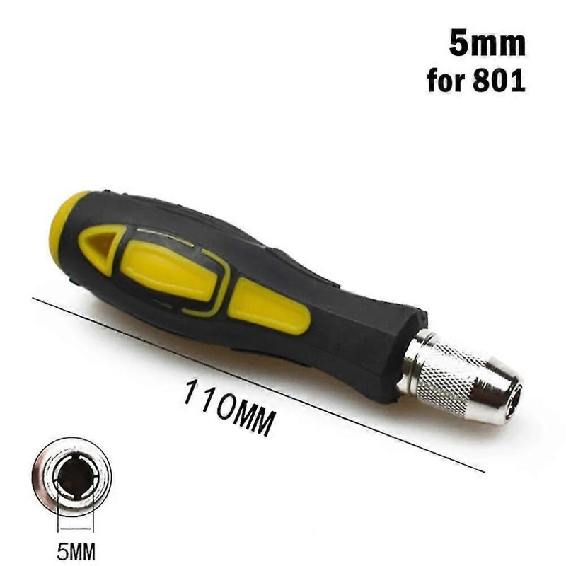 Compare (as show, one size) 801 802 screwdriver bit handle for 5mm 6mm round screwdriver bits handle ratchet screwdriver bit handle handle tools~12819 products from over 25,000 stores