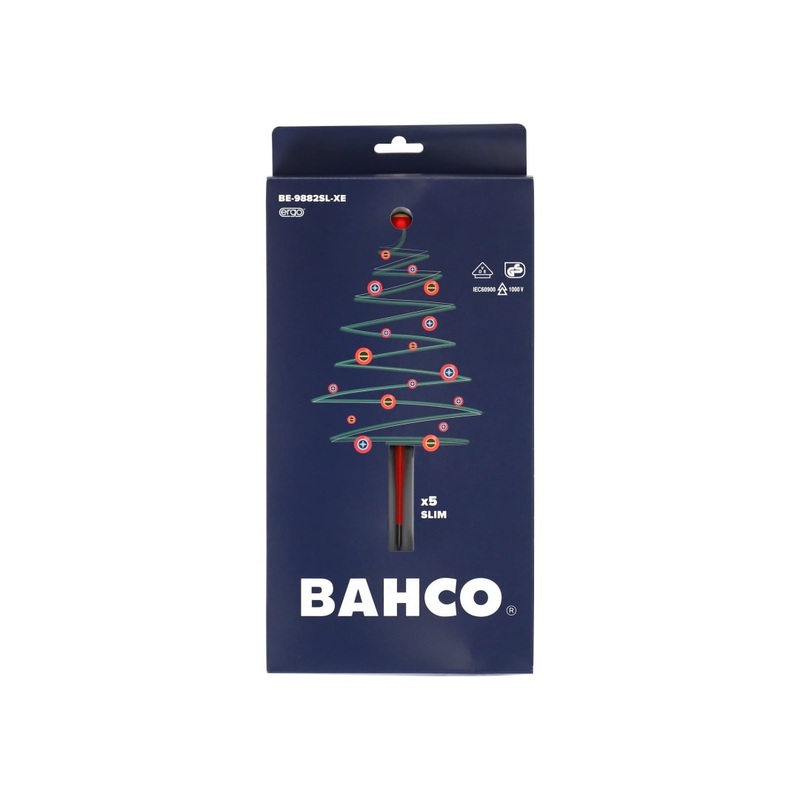 Compare bahco be-9882sl-xe xmas ergo slim vde insulated screwdriver x5 pc set be-9882sl black products from over 25,000 stores