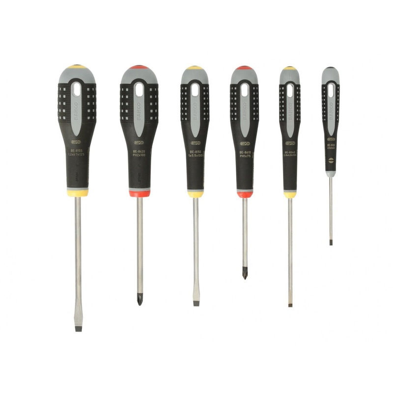 Compare bahco black be-9881 ergo screwdriver set, piece multi colour (one ) size 6 products from over 25,000 stores
