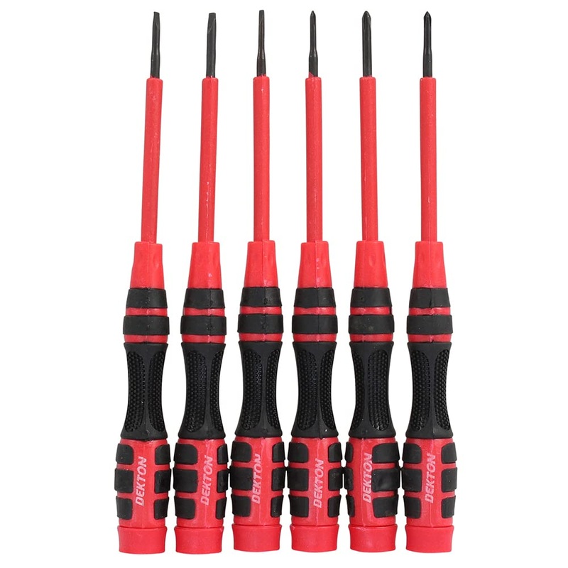 Compare dekton 6 piece precision screwdriver set – ergonomic anti slip handle for ease of use and precise control| accurately machined for ultimate fit| includes: flat: 2mm, 2.5mm and 3mm| durable and comfort products from over 25,000 stores