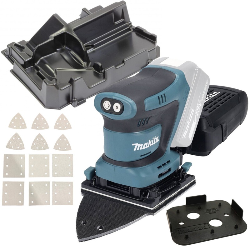 Compare makita dbo480z 18v lxt 114mm 1/4 sheet finishing cordless palm sander + inlay products from over 25,000 stores