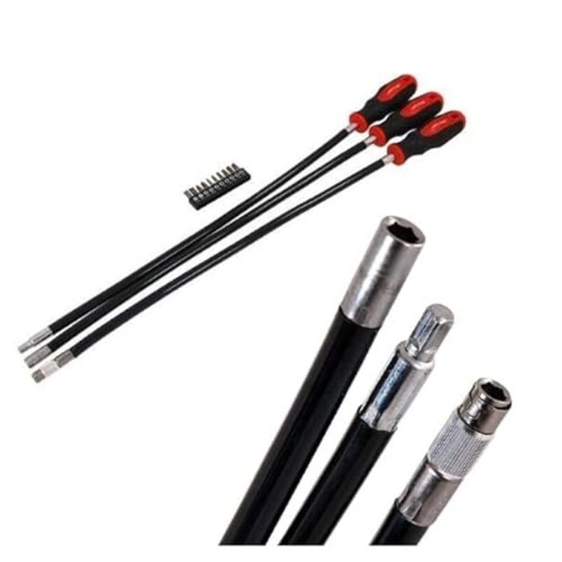 Compare retaaj extra long 600mm flexible screwdriver set with bits hoses vehicle for maintenance non slip pieces size 3 products from over 25,000 stores