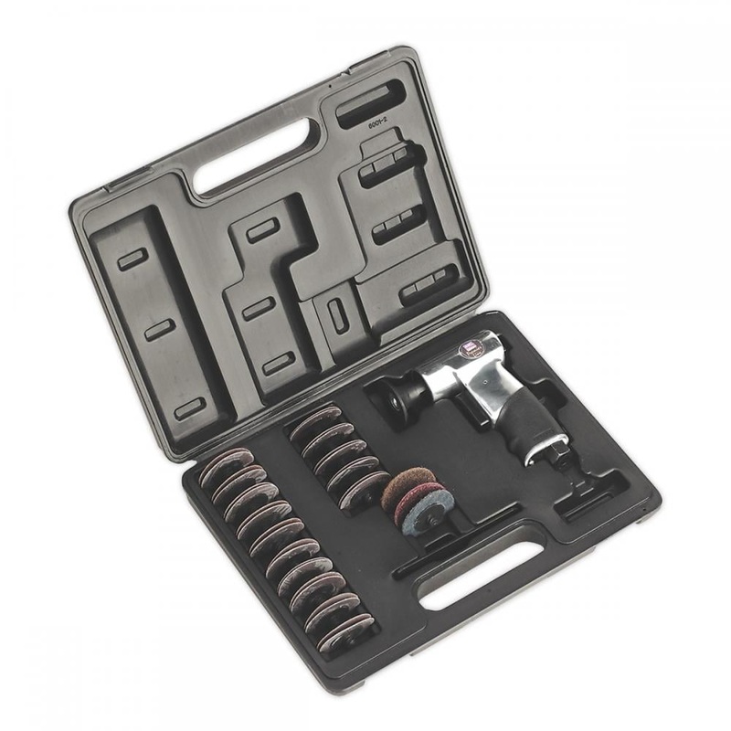 Compare b&q sealey air mini sander kit 50mm 35pc sa720 size 35 products from over 25,000 stores