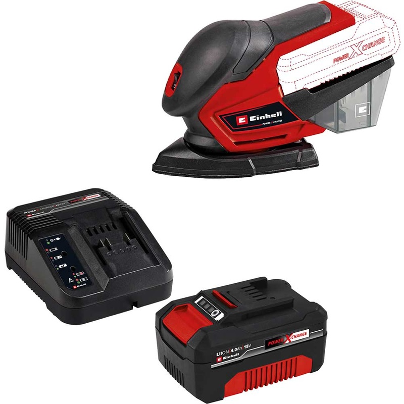 Compare einhell te-os 18/150 li 18v cordless multi sander x 4ah li-ion battery charger no case size 1 products from over 25,000 stores