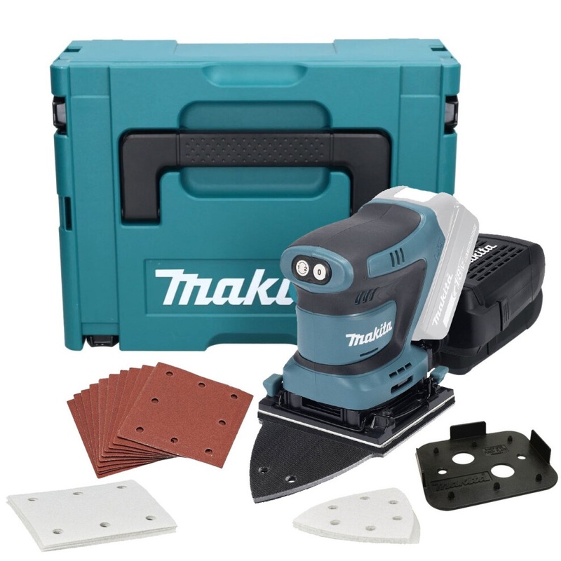 Compare new makita dbo480zj 18v 114mm detail 1/4 sheet finishing delta sander + 22 sheets dbo480zj + delta base + 22 sanding sheets size 1 products from over 25,000 stores