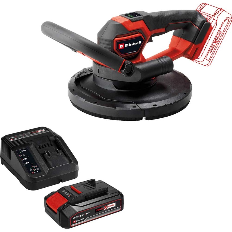 Compare einhell professional tp-dws 18/225 li bl 18v cordless drywall sander 225mm 1 x 2.5ah li-ion battery charger no case products from over 25,000 stores