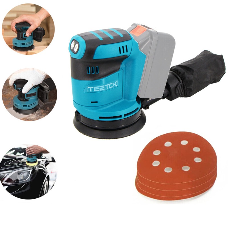 Compare new teetok cordless random orbital sander 5 12disc-makita batterry compatible size 6 products from over 25,000 stores