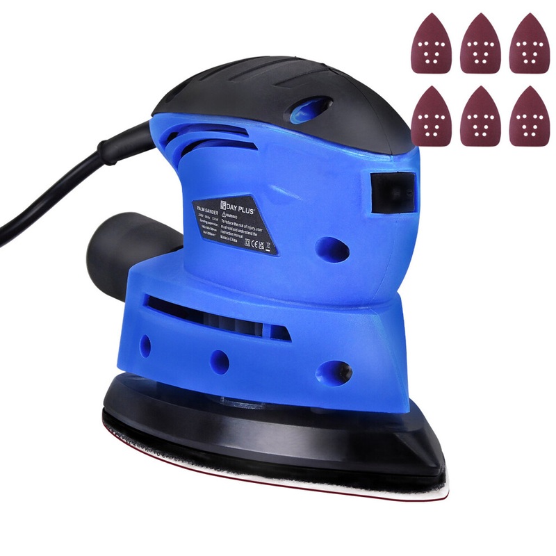 Compare new youseahome detail sander 130w 12000rpm electric mouse palm sander tool with dust extraction port + 6pcs sanding sheets compact ergonomic for hand small products from over 25,000 stores