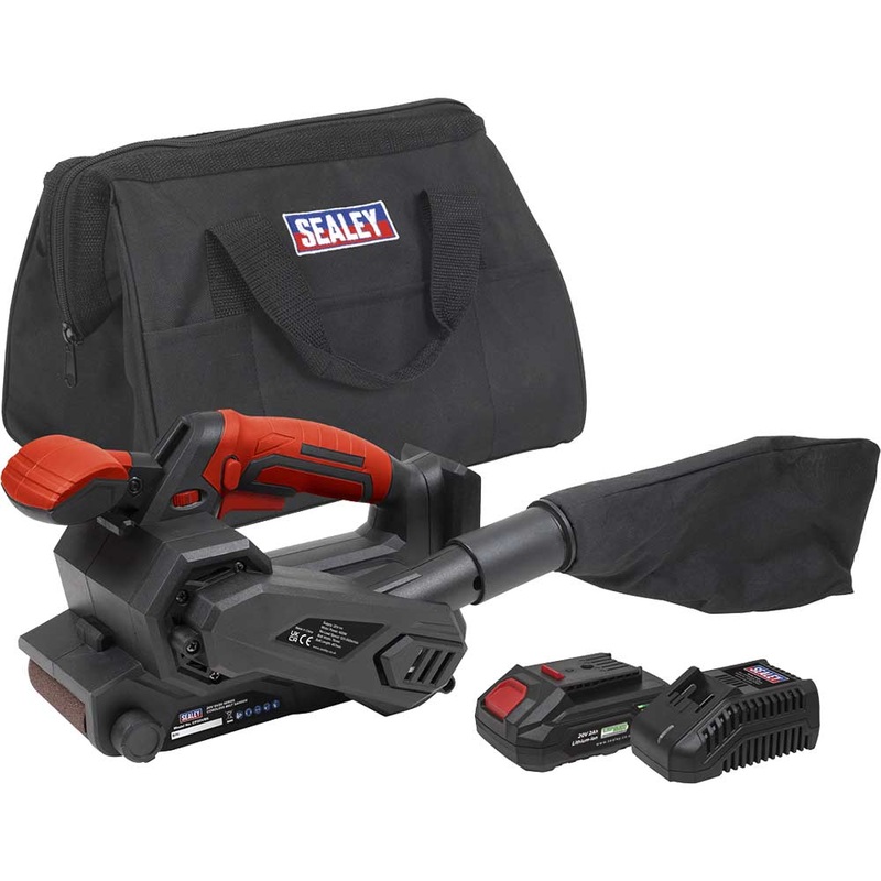 Compare sealey sv20 series cordless belt sander kit 76mm 20v 2ah 6-speed cp20vbskit1 size 20 products from over 25,000 stores