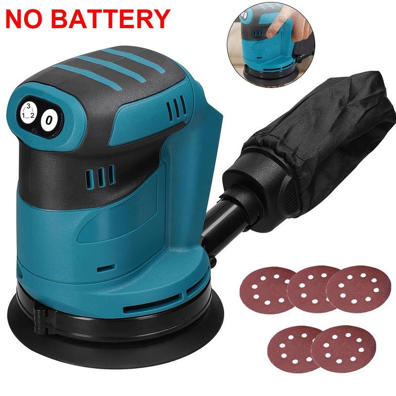 Compare vogrex unisex blue 18v cordless random orbital sander 5 with dust bag for makita li-ion products from over 25,000 stores