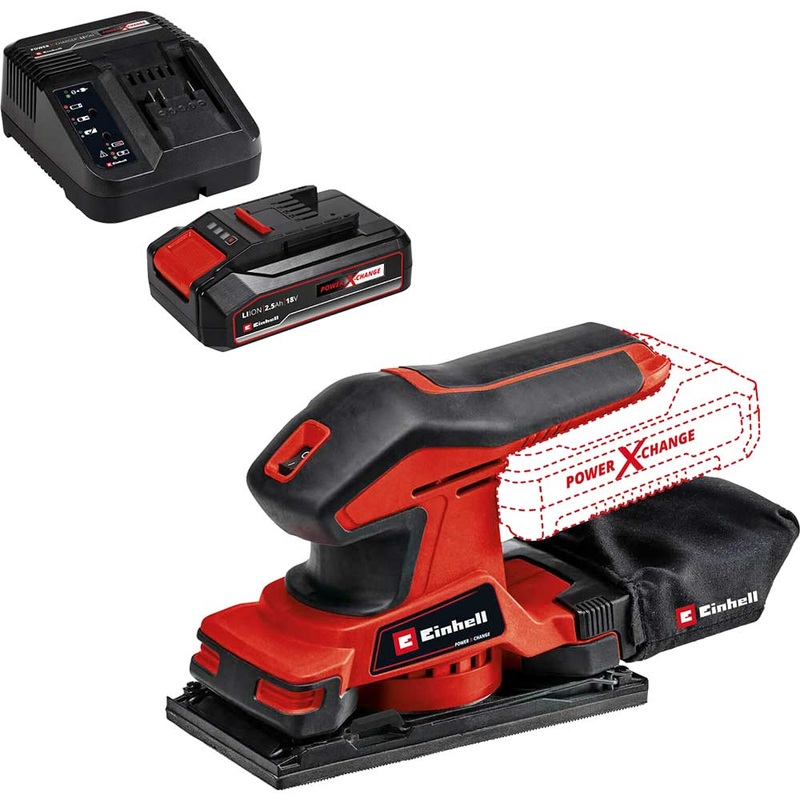 Compare einhell light tc-os 18/187 li 18v cordless 1/3 sheet sander x 2.5ah li-ion battery charger no case size 1 products from over 25,000 stores