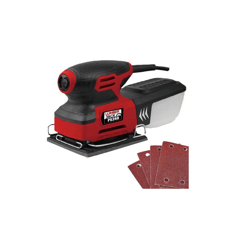 Compare lumberjack tools 1/4 sheet detail palm sander 240w with dust box & sanding sheets size 1 products from over 25,000 stores