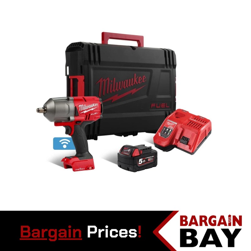 Compare milwaukee power tools – m18 onefhiwf34-502x fuel one-key 3/4in impact wrench 18v 2 x 5.0ah li-ion products from over 25,000 stores