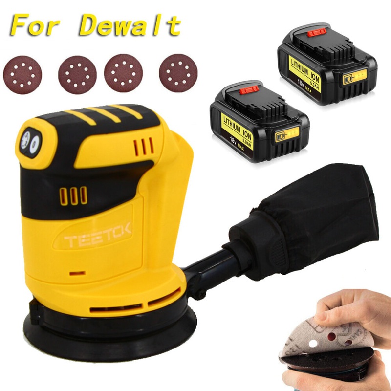 Compare new teetok for dewalt dcw210n 18v random orbital sander 5+dust bag+disc+2battery size 18 products from over 25,000 stores