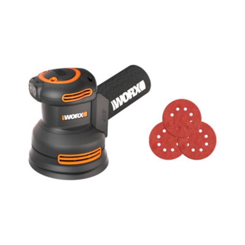 Compare worx 20v cordless brushless 125mm rotary sander (bare) wx823.9 small products from over 25,000 stores