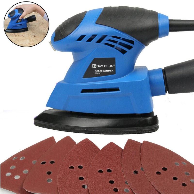 Compare youseahome 130w detail palm sander 1200rpm with 6-piece sandpapers for wood woodworking metal polishing sanding diy with 2m cord lightweight multi-function size 6 products from over 25,000 stores