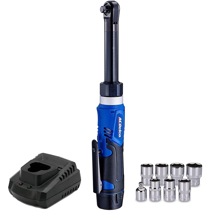 Compare acdelco tools acdelco arw1218-3psc g12 12v li-ion extended 3/8 cordless ratchet wrench kit light/dark products from over 25,000 stores