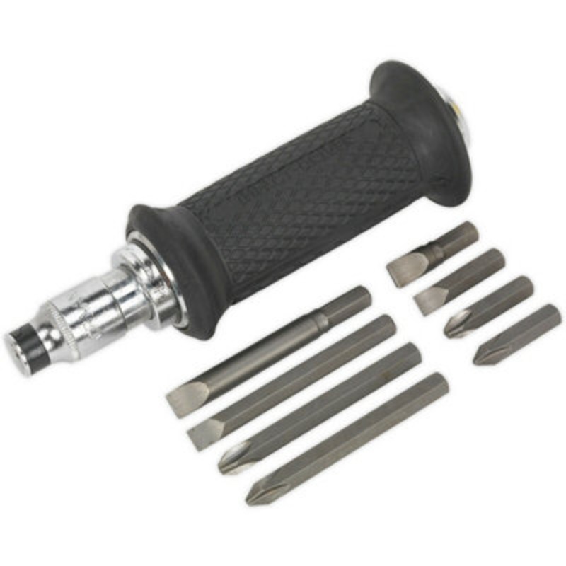 Compare b&q 10-piece handheld impact driver set with knuckle guard for easy screw removal small products from over 25,000 stores