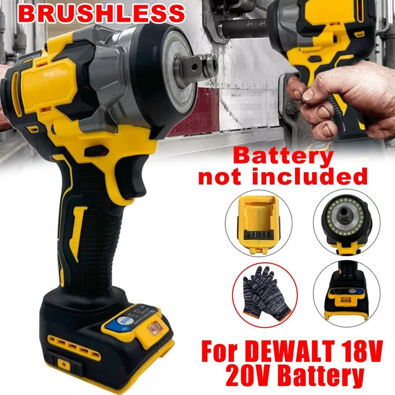 Compare vogrex unisex yellow 800nm cordless impact wrench 1/2 brushless for dewalt 18v uk products from over 25,000 stores