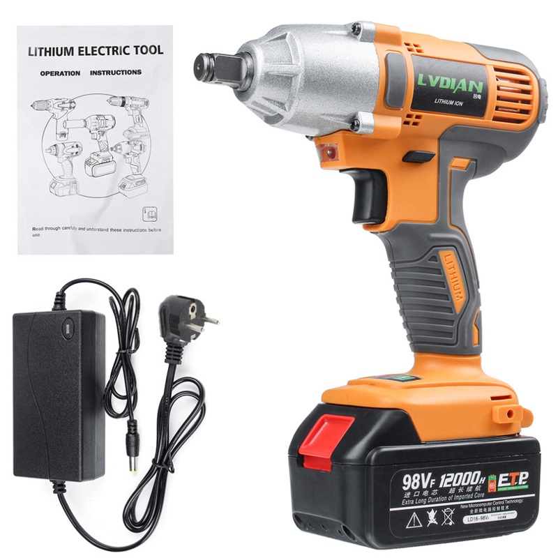 Compare 98vf 320nm 12000mah cordless electric impact wrench drill electric screwdriver products from over 25,000 stores