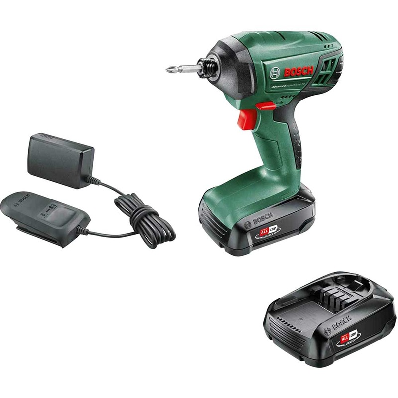 Compare bosch advancedimpactdrive p4a 18v cordless impact driver 2 x 1.5ah li-ion battery charger no case products from over 25,000 stores