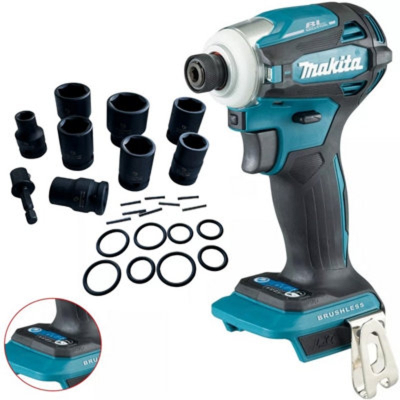 Compare makita dtd172z 18v lxt brushless cordless 4 stage impact driver bare +9pc socket light products from over 25,000 stores